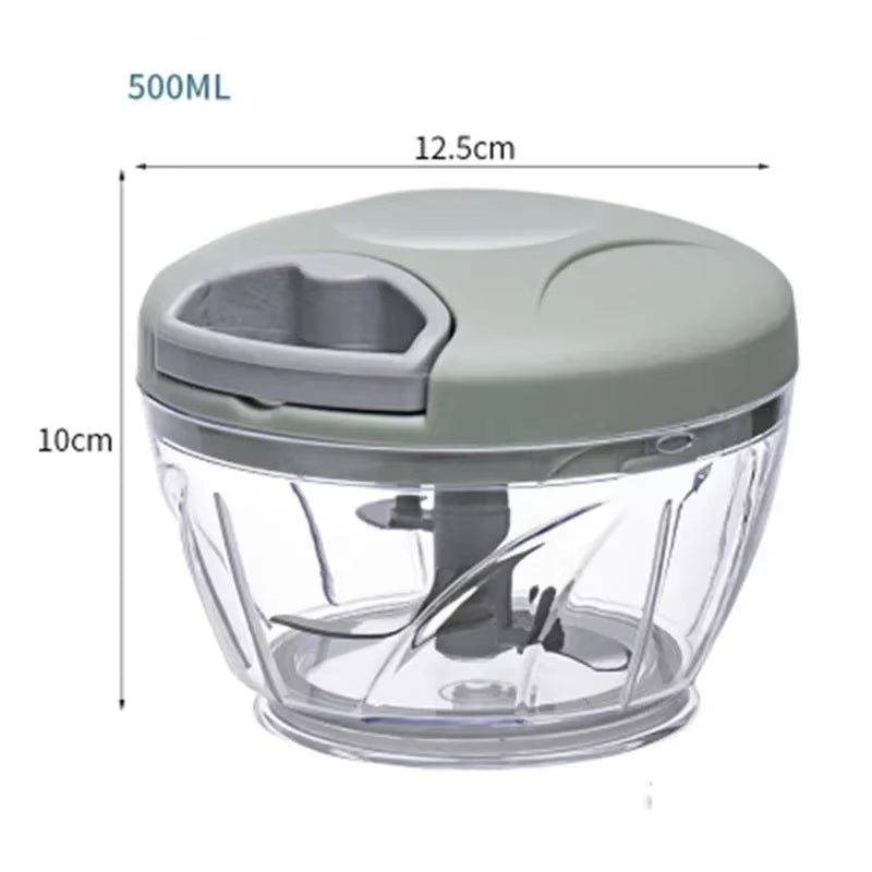 Effortlessly Chop and Slice with the 500/900ML Garlic Chopper - Your Ultimate Kitchen Companion!