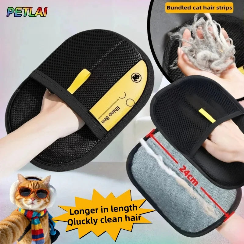 Effortlessly Groom Your Cat and Keep Your Home Fur-Free with the Static-Lift Lint Brush