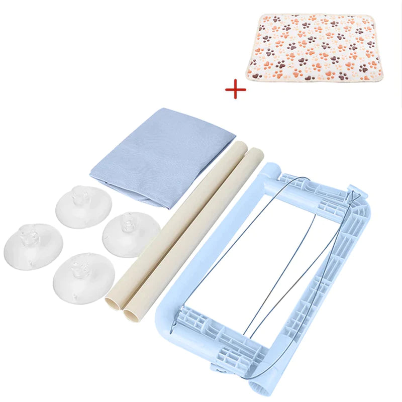 Elevated Cat Hammock - Cozy Window Perch for Cats & Kittens, Stylish Climbing Frame with 20Kg Capacity