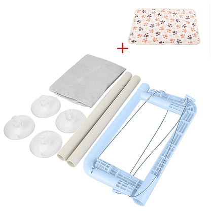 Elevated Cat Hammock - Cozy Window Perch for Cats & Kittens, Stylish Climbing Frame with 20Kg Capacity