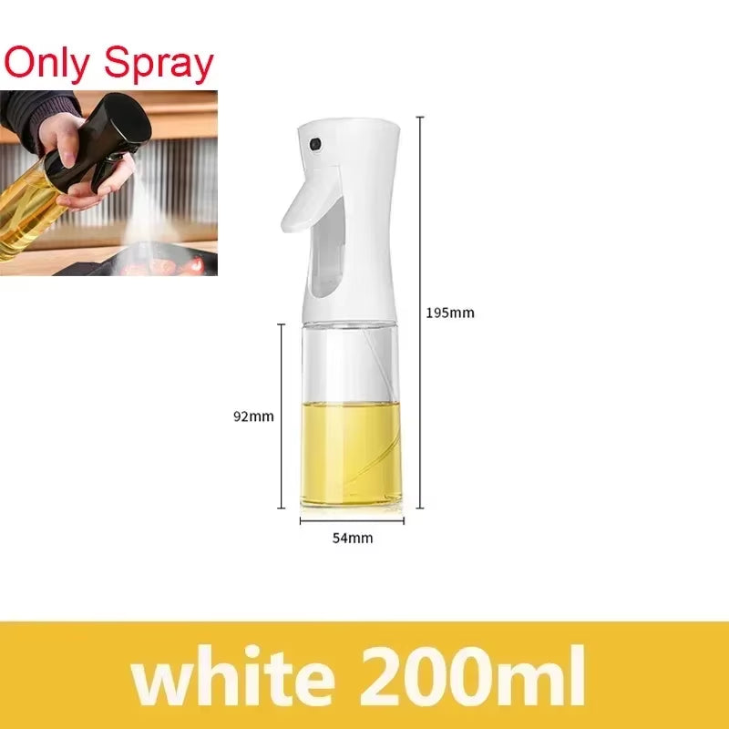 2-in-1 Oil Spray Bottle for Kitchen (200/300/500ml) – Multi-Purpose Oil & Vinegar Dispenser for Cooking, Grilling, Baking & Salad Dressing