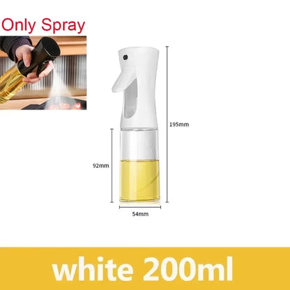 2-in-1 Oil Spray Bottle for Kitchen (200/300/500ml) – Multi-Purpose Oil & Vinegar Dispenser for Cooking, Grilling, Baking & Salad Dressing