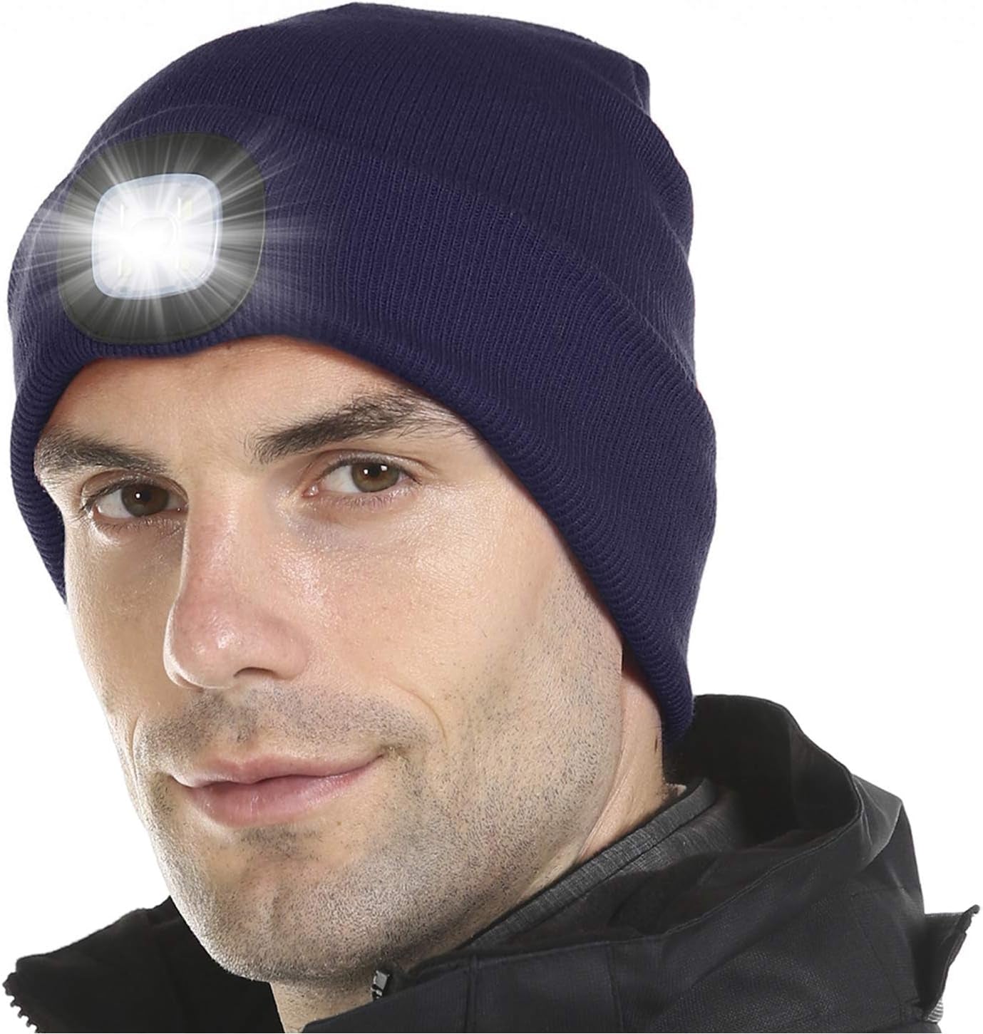 Stay Warm and Illuminate Your Adventures with the Rechargeable LED Beanie Hat for Men & Women