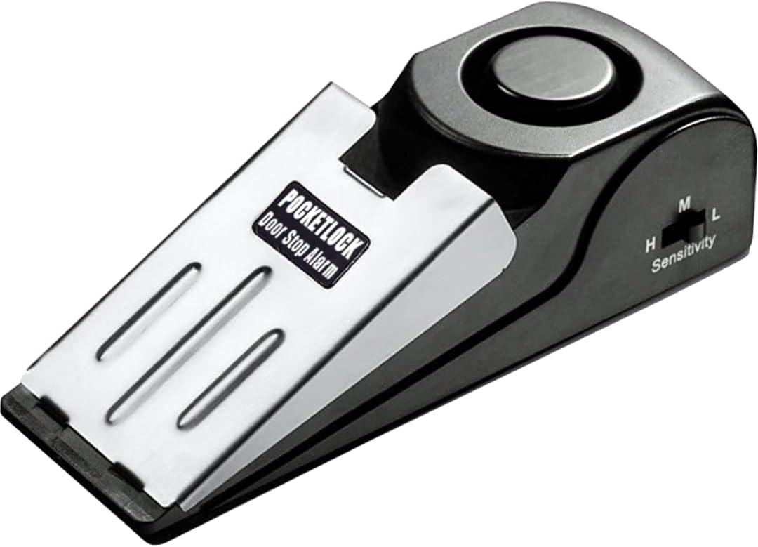 Ultimate Portable Door Stop Alarm with 120 dB Siren for Unmatched Security at Home, Travel, and Dorms