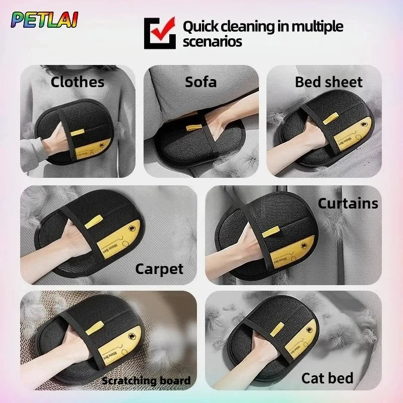 Effortlessly Groom Your Cat and Keep Your Home Fur-Free with the Static-Lift Lint Brush