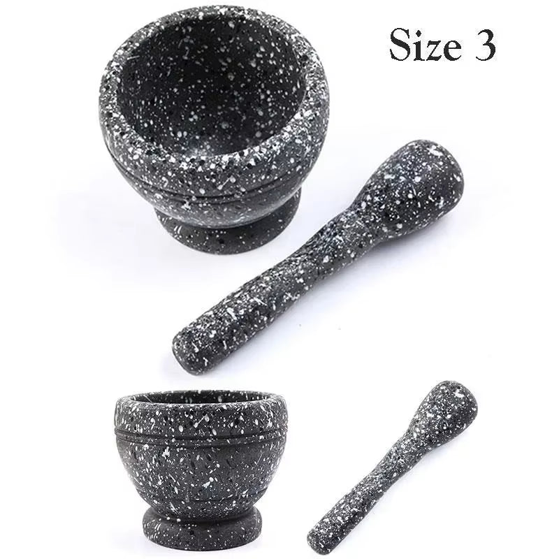 Elevate Your Cooking Experience with Our Resin Mortar and Pestle Set - Perfect for Grinding Garlic, Herbs, and Spices!