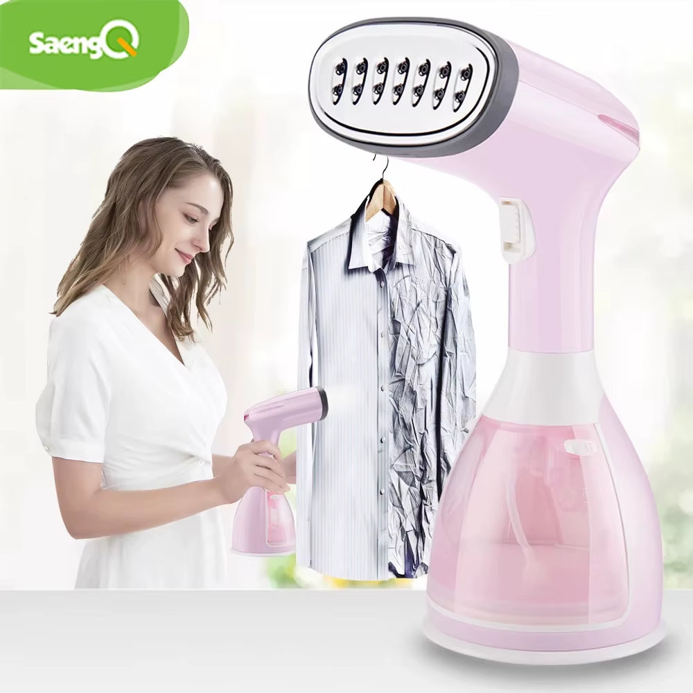 Revolutionize Your Ironing Routine with the 1500W Handheld Garment Steamer - Compact, Fast-Heating, and Perfect for All Fabrics!