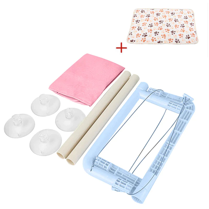 Elevated Cat Hammock - Cozy Window Perch for Cats & Kittens, Stylish Climbing Frame with 20Kg Capacity