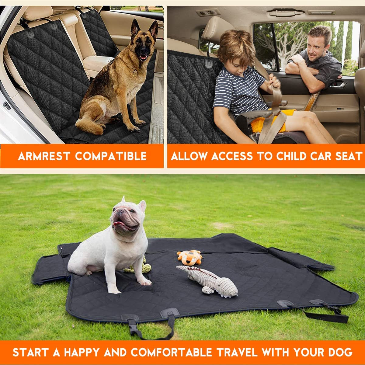 Ultimate Waterproof Dog Seat Cover – Non-Slip, Universal Fit
