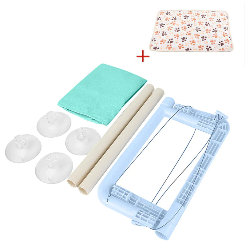 Elevated Cat Hammock - Cozy Window Perch for Cats & Kittens, Stylish Climbing Frame with 20Kg Capacity