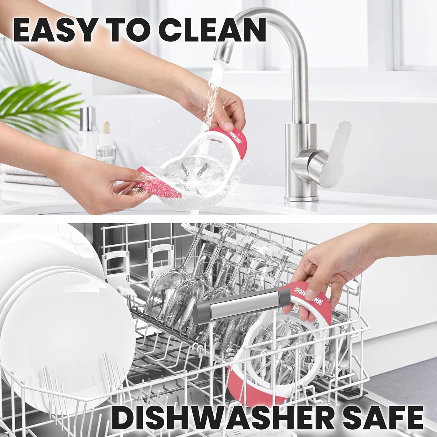 Effortlessly Slice and Core Apples with Our Stylish 3.5 Inch Pink Apple Slicer - Perfect for Fruit Lovers!