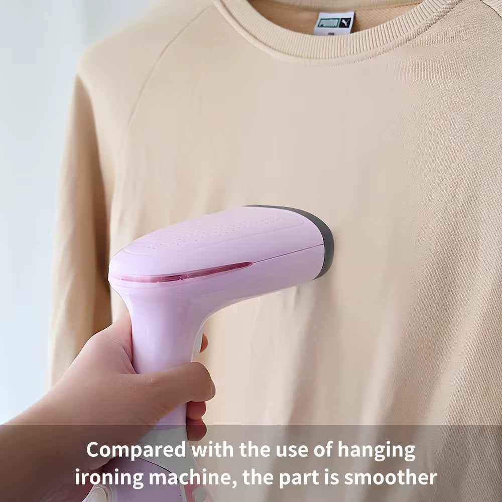 Revolutionize Your Ironing Routine with the 1500W Handheld Garment Steamer - Compact, Fast-Heating, and Perfect for All Fabrics!