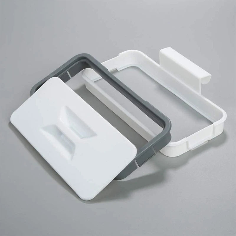Effortless Kitchen Organization: Versatile Garbage Hanging Bag & Trash Storage Rack for Easy Access