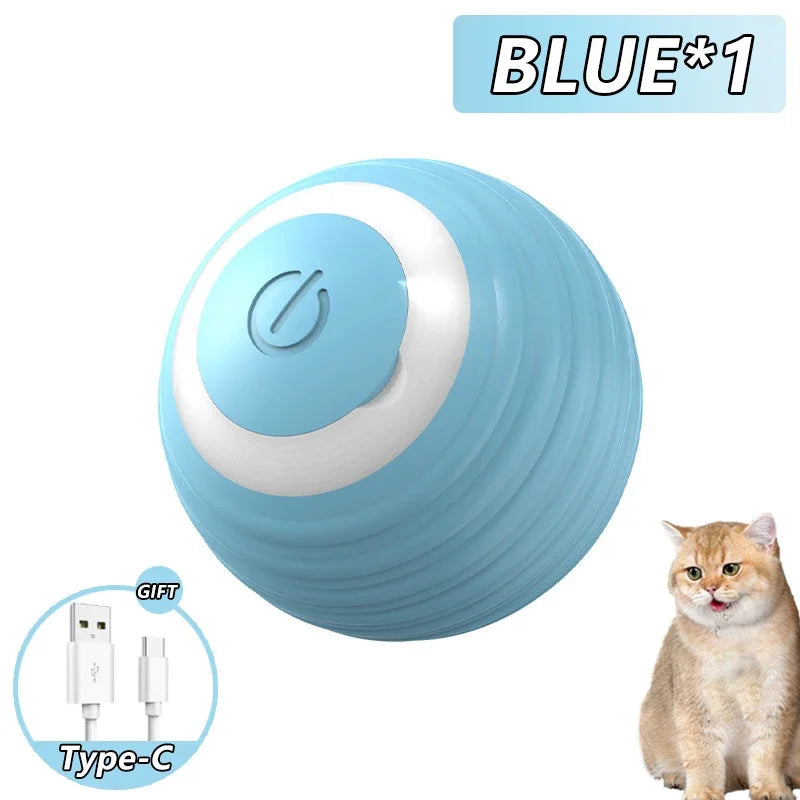 Engaging Interactive Cat Ball - The Ultimate Indoor Playtime Toy for Your Feline Friend