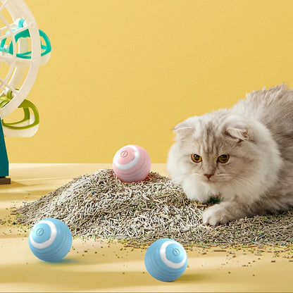 Engaging Interactive Cat Ball - The Ultimate Indoor Playtime Toy for Your Feline Friend