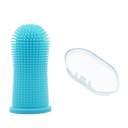 Gentle Silicone Finger Toothbrush for Dogs & Cats
