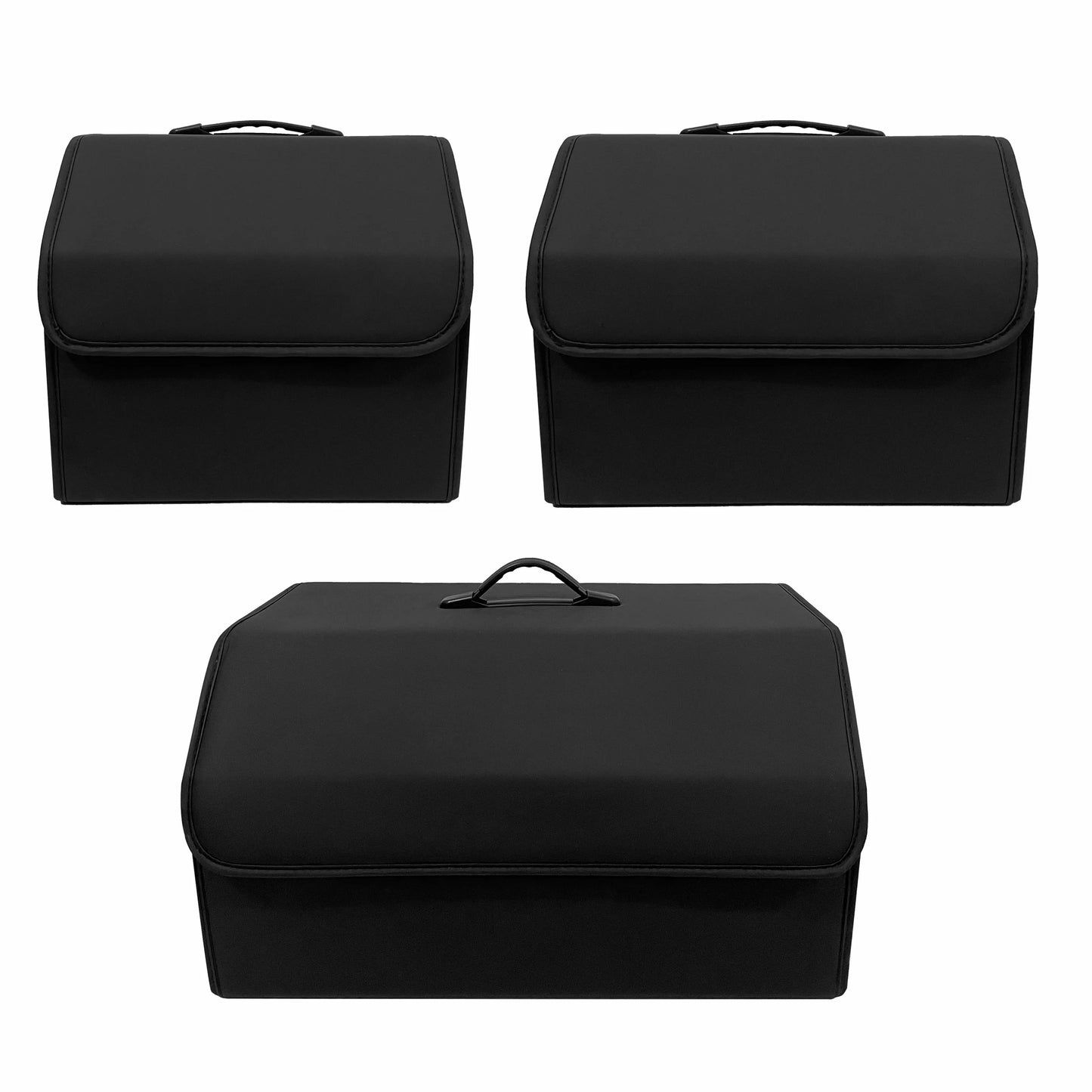 Transform Your Car with the Stylish and Versatile PU Leather Collapsible Trunk Storage Organizer