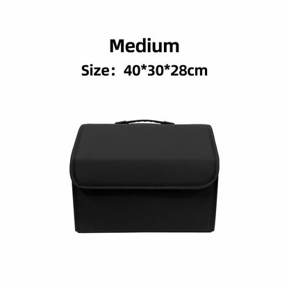 Transform Your Car with the Stylish and Versatile PU Leather Collapsible Trunk Storage Organizer