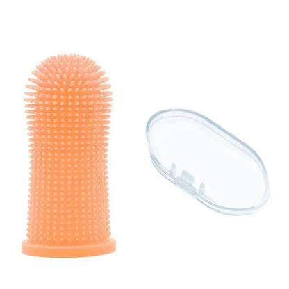 Gentle Silicone Finger Toothbrush for Dogs & Cats