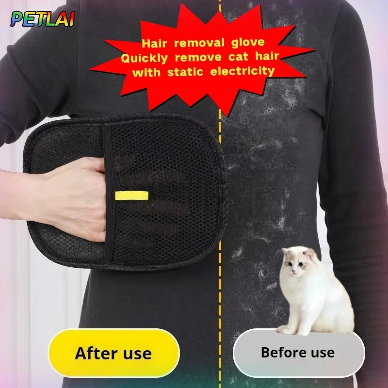 Effortlessly Groom Your Cat and Keep Your Home Fur-Free with the Static-Lift Lint Brush