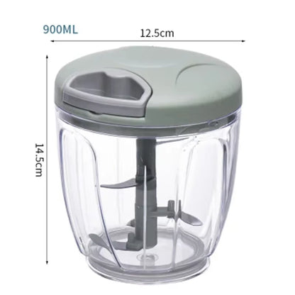 Effortlessly Chop and Slice with the 500/900ML Garlic Chopper - Your Ultimate Kitchen Companion!