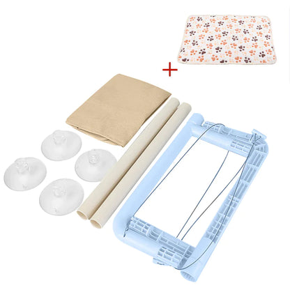 Elevated Cat Hammock - Cozy Window Perch for Cats & Kittens, Stylish Climbing Frame with 20Kg Capacity