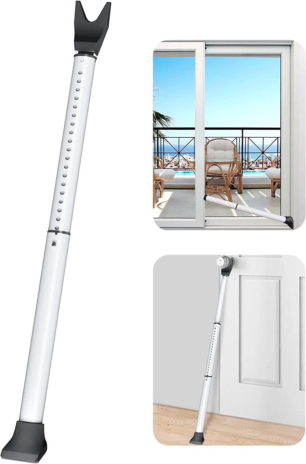 🔒 2-in-1 Door & Sliding Door Security Bar – Powerful Protection for Home & Travel