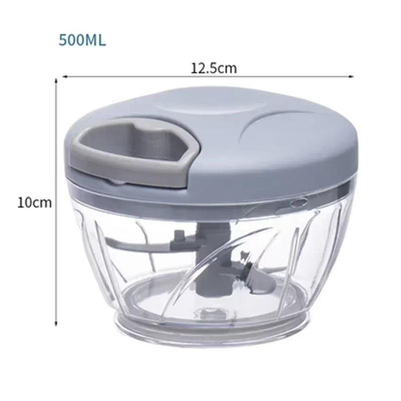 Effortlessly Chop and Slice with the 500/900ML Garlic Chopper - Your Ultimate Kitchen Companion!