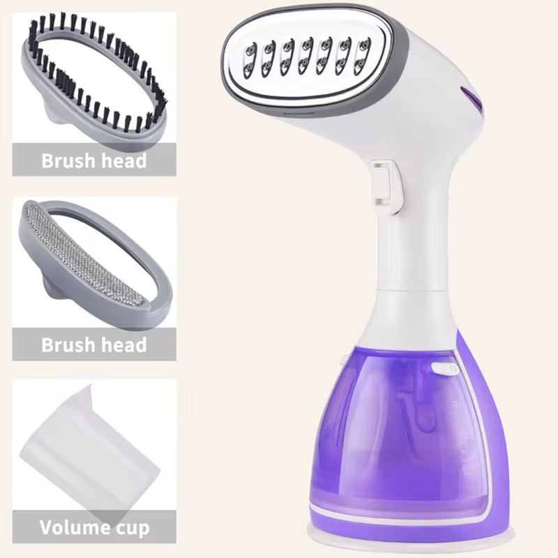 Revolutionize Your Ironing Routine with the 1500W Handheld Garment Steamer - Compact, Fast-Heating, and Perfect for All Fabrics!